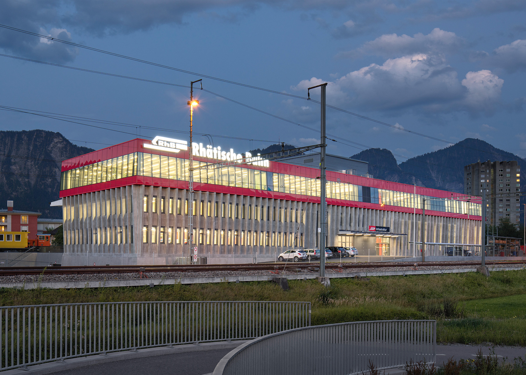 maurusfrei Architekten AG — RhB Interventionsstützpunkt Landquart